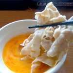 しゃぶ葉 - 生卵！　私は味を3種類楽しめます！