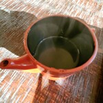 日野宿 ちばい - 意外とサラサラ蕎麦湯