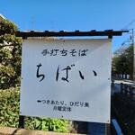 日野宿 ちばい - この看板と