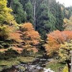 美山荘 - 小川を見下ろして