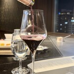 鉄板焼 石狩 - グラスワイン赤
