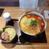 麺や Co粋 - 塩坦々らーめん1300円 ねぎとろ山かけ丼400円