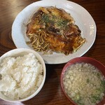 お好み焼 てぼ - さくら定食800円