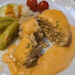 キッチン ブルー グローブ - 更に食べやすくカット