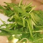 揚子江ラーメン - チャーシューワンタンメン　水菜