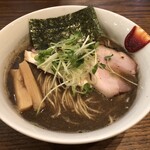 人力俥 - 最凶煮干しそば980円税込濃い煮干しの香りが広がります！