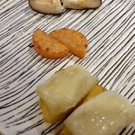 鉄板焼 石狩 - 季節の焼き野菜　十勝産 熟成ポテトのモールウォッシュ焼き