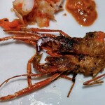 鉄板焼 石狩 - スペイン産 カラビネーロ〜赤味噌バルサミコとネギ塩だれ