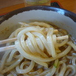 セルフうどん 山もり - カレーうどん（麺はこんな感じ）