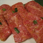 桔梗苑 - 黒毛和牛上カルビ　タレ