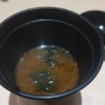 熊本 鮨 銀座ふくじゅ - アオサの赤だし