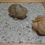 熊本 鮨 銀座ふくじゅ - アオリイカのとろろ昆布