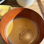 つるよし料理店 - バターピーナッツかぼちゃスープ