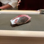 千葉たかおか - 鯵　握りにしても美味い