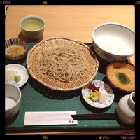 手打ちそば 大石 - せいろ＋とろろご飯1050円