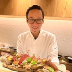 銀座 しのはら - 穴子の苞蒸し