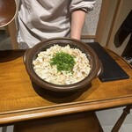いわさき - しめの炊き込みご飯、今回は鯛めし