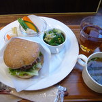 マクロビオティック マルシェ - 本日のマクロビロティックプレート、３年番茶付き