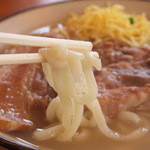 まるやす - 自家製麺。プリプリです。