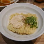 麺庵 利休 - ホタテの和え玉 400円