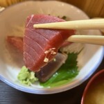 かんのん - 鮪赤身、実に美味い