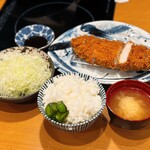 とんかつ かつ慶 - ロースかつ定食（180g）