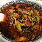 あさ利 - ネギラーメン辛さ3分の1