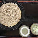 わかお - もりそば(大盛)  そば湯はポットで提供