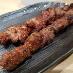 蘭州拉麺店 火焔山 - ラム串焼き。