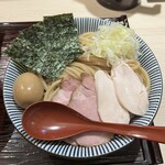 長男、もんたいちお - 特製つけ麺の特盛（+200g） 