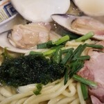 塩そば専門店 桑ばら - 牛はまぐり出汁と生海苔の塩そば