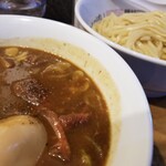 塩そば専門店 桑ばら - 牛タンカレーつけそば（熱盛り）