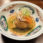 木山 - 松葉蟹ひろうす　金時人参　九条葱