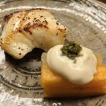 木山 - 焼き物
                                クエ
                                柿とヤーコンの白酢和え