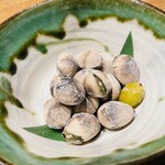 蕎麦の実 よしむら - 焼き銀杏！