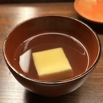 木山 - 7種のきのこスープ出汁と銀杏豆腐