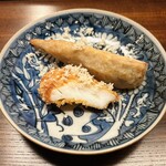 木山 - 河豚のフライ
      海老芋　ホースラディシュ