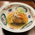 木山 - 松葉蟹ひろうす　金時人参　九条葱