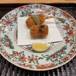 みつき - 蟹爪フライと日野菜フライ