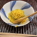 みつき - 蟹味噌リゾット　唐墨かけ