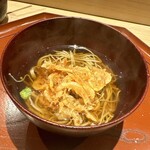 日本橋 蕎ノ字 - 桜海老　かけそば