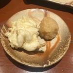 日本橋 蕎ノ字 - 真鱈　白子　おろしポン酢