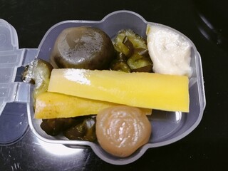 峠の釜めし本舗 おぎのや - 香の物 アップ！