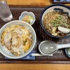 長命寺蕎麦 豊島 - カツ丼セットたぬき蕎麦¥1200