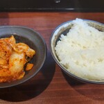 超多加水純手打ち麺 仁しむら - キムチセット