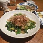 食悦堂 - 下仁田ネギの醤油炒め