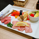 ホテル花ゆづき - 伊予牛＆媛ポークの食べ比べ