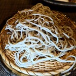 手打ち蕎麦 たがた - そのままで美味しい　つゆに少し浸すぐらいでいただきました