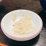 夢庵 - 付属のお漬け物