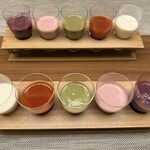 TRAIN SUITE 四季島 - 朝食ジュースいろいろ